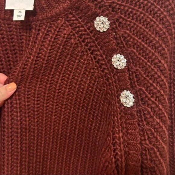 Cinq A Sept Keren Chunky Cropped Pullover - Picture 4 of 7